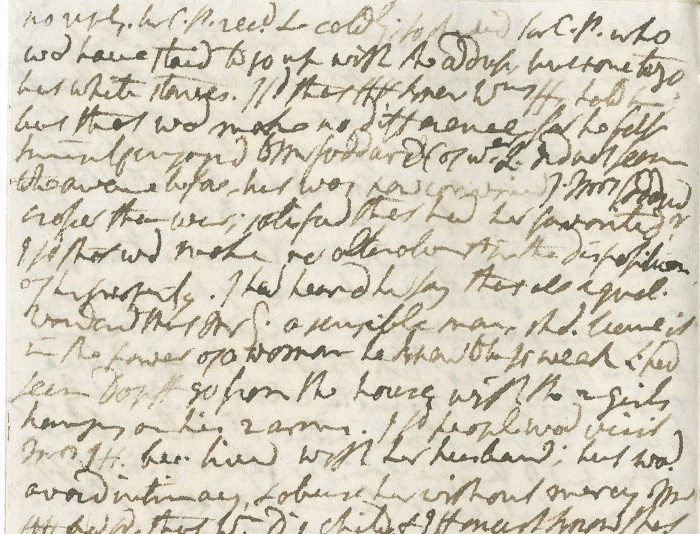 A page of The Diary of Charles Blagden