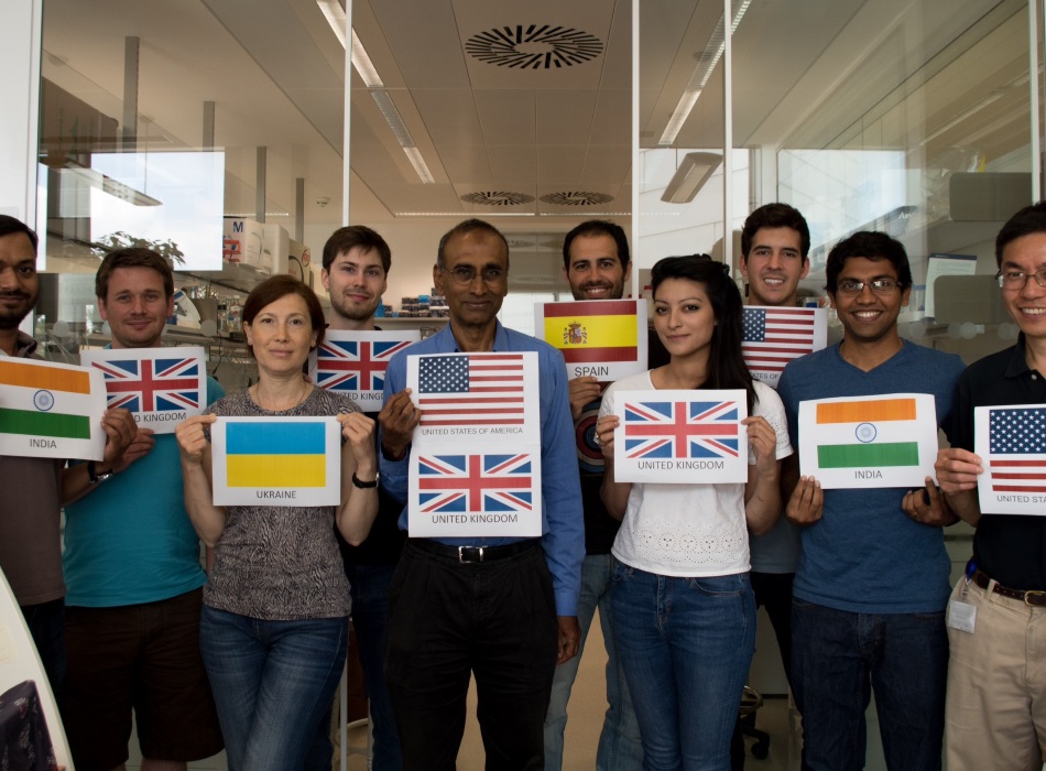 Venki Ramakrishnan and lab group