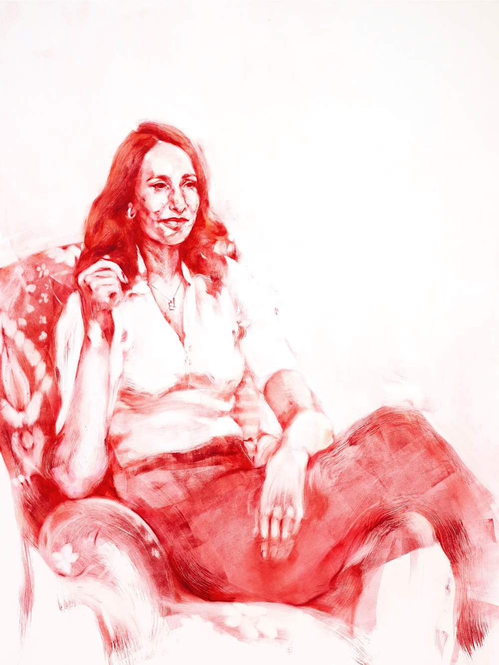 Portrait of Hannah Fry by Chloe Barnes