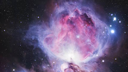 the formation of stars in the Orion nebula