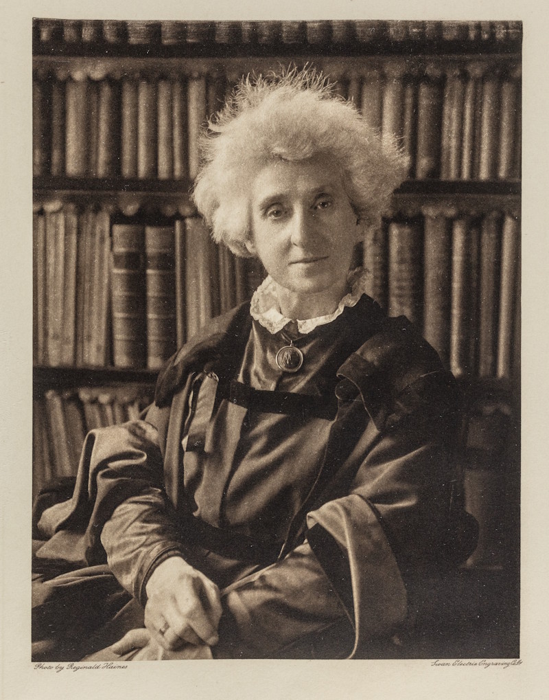 Portrait of Margaret Huggins, after a photograph by Reginald Haines